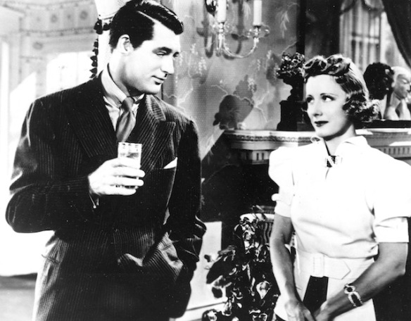 Cary Grant and Irene Dunne in a scene from the movie “The Awful Truth.” (AP Photo)